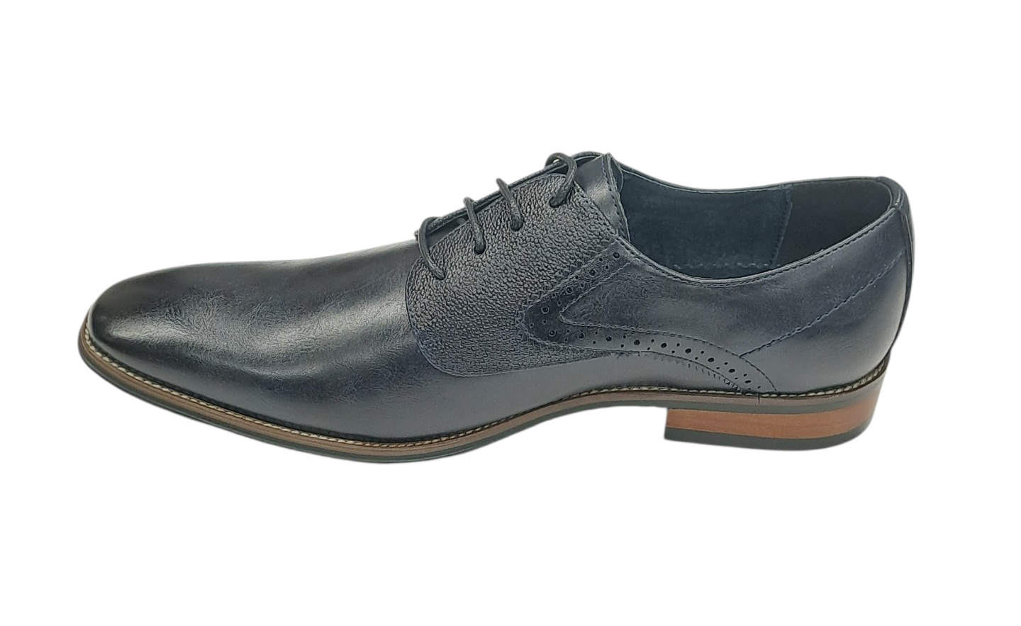GOOR Men's Gibson Formal Dress Shoe 215 - Navy