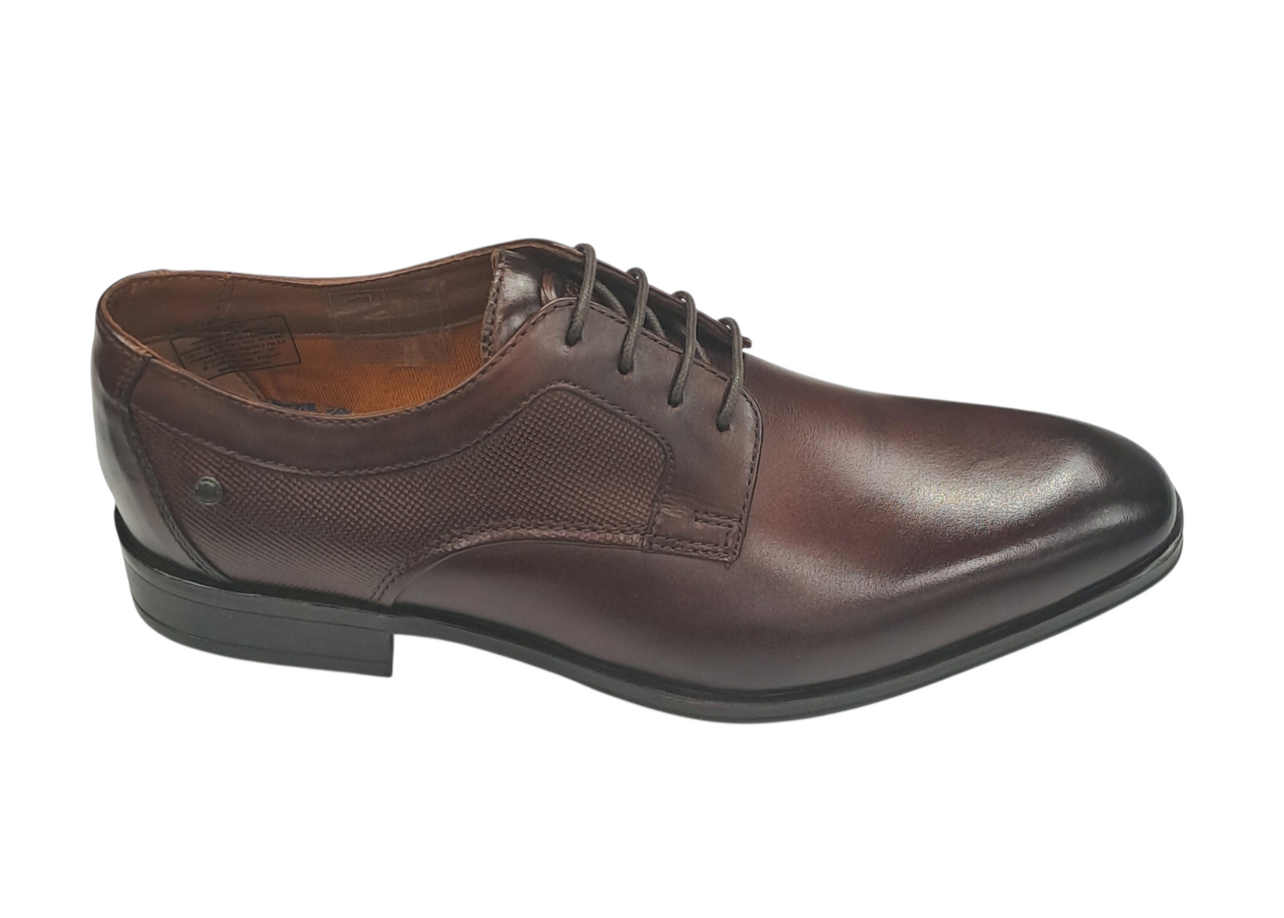 Base London Dome Derby Leather Shoes - Washed Tan