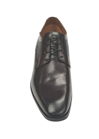 Base London Dome Derby Leather Shoes - Washed Brown