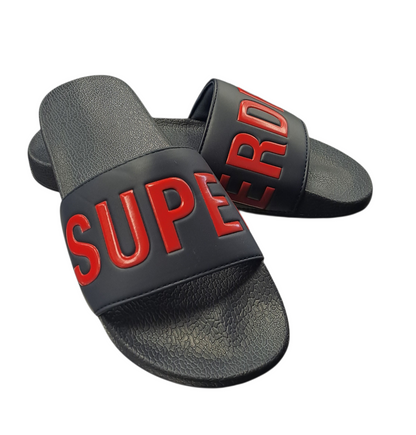 Superdry Pool Sliders - Nautical Navy