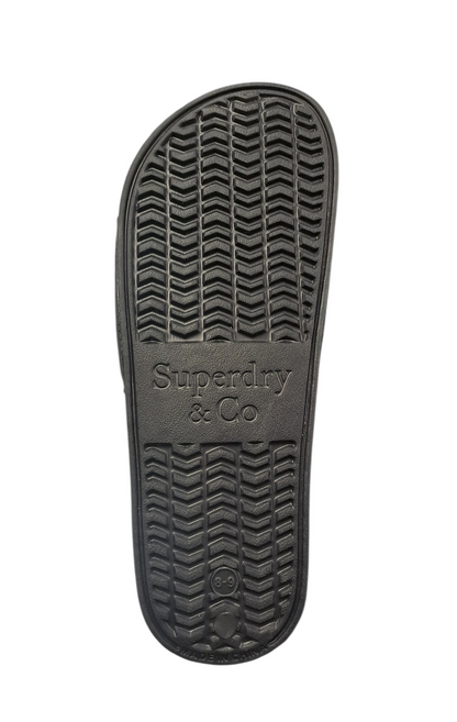 Superdry Pool Sliders - Black