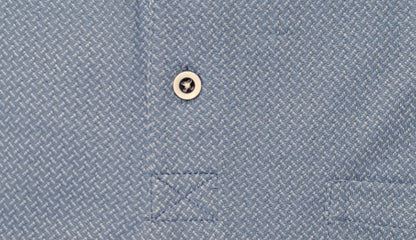 Dario Beltran Short Sleeve Polo - Blue
