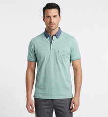 Dario Beltran Button Down Polo 72 - Green