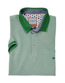 Dario Beltran Short Sleeve Polo - Green
