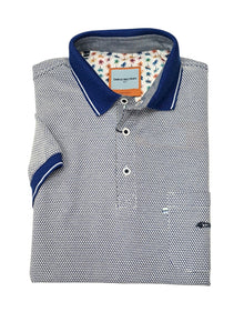 Dario Beltran Short Sleeve Polo - Royal Blue
