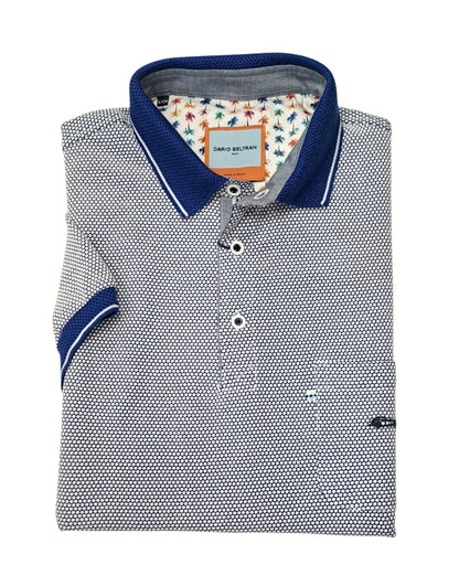 Dario Beltran Short Sleeve Polo - Royal Blue