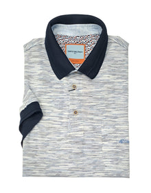 Dario Beltran Short Sleeve Polo - Blue
