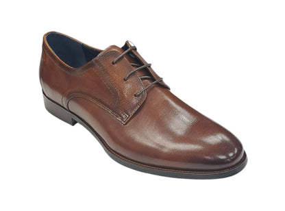 Escape Solid Bond Laced Dress Shoe - Brandy