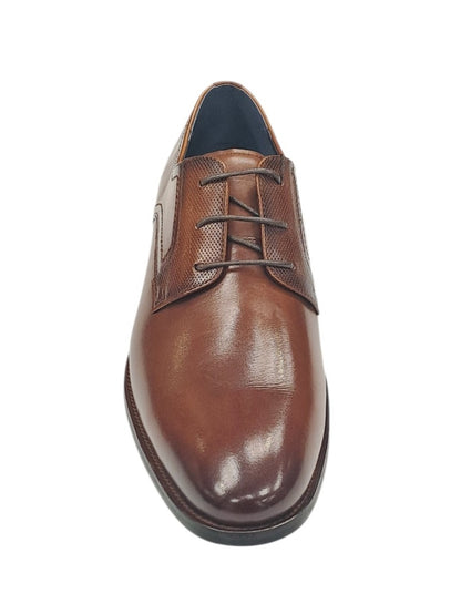Escape Solid Bond Laced Dress Shoe - Brandy