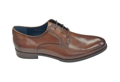 Escape Solid Bond Laced Dress Shoe - Brandy