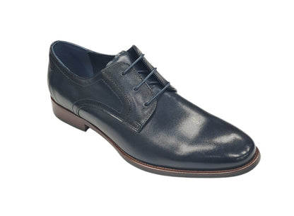Escape Solid Bond Laced Dress Shoe - Marine
