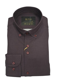 6th Sense Button Down Performance Shirt - Potent Purple