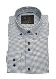 6th Sense Button Down Performance Shirt - Blue