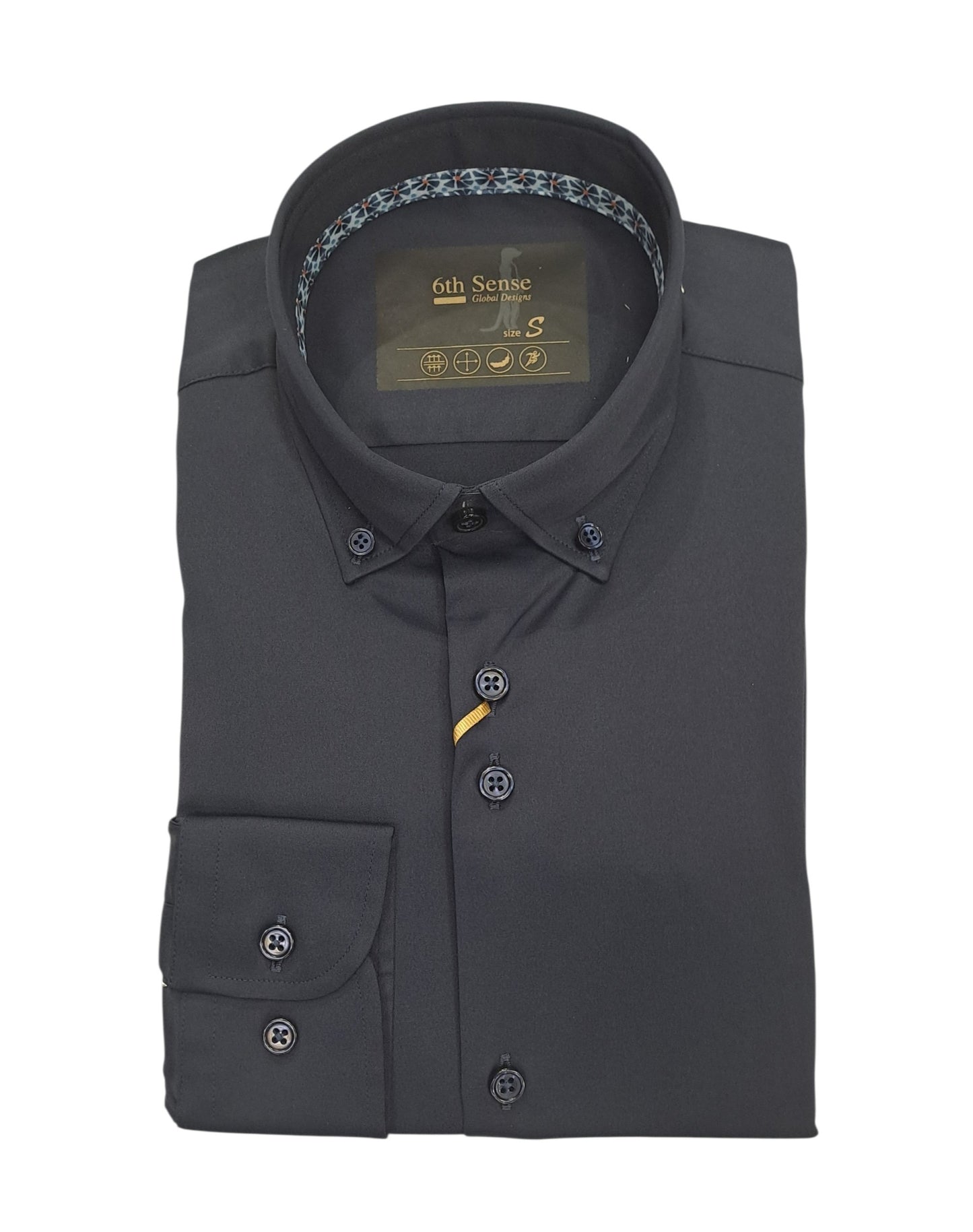6th Sense Button Down Travel Shirt - Peacoat