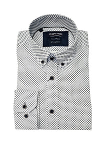 Advise House Of Fashion Long Sleeve Shirt AD-927 - White