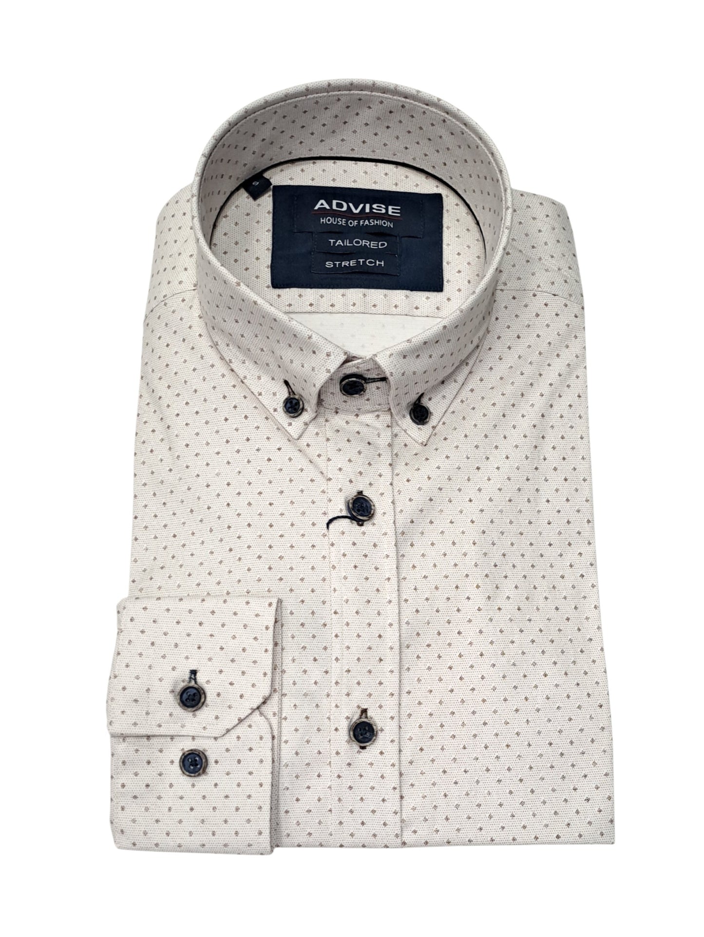 Advise House Of Fashion Long Sleeve Shirt AD-930 - Tan