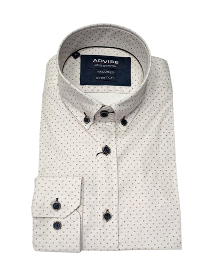 Advise House Of Fashion Long Sleeve Shirt AD-930 - Tan