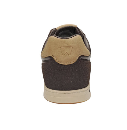 Wrangler Lowell Men Low Casual Trainer - Coffee Bean