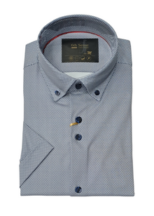 6th Sense Performance Short Sleeve Casual Shirt - 25 Navy