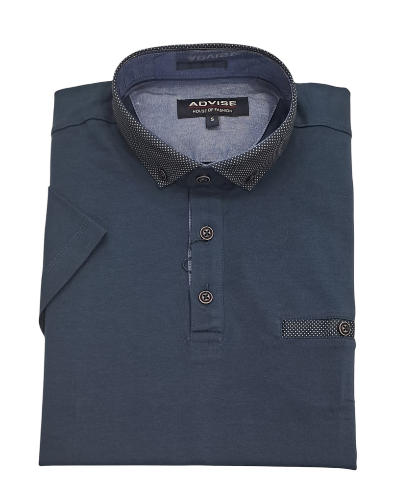 Advise Short Sleeve Polo Shirt 287 - Marine