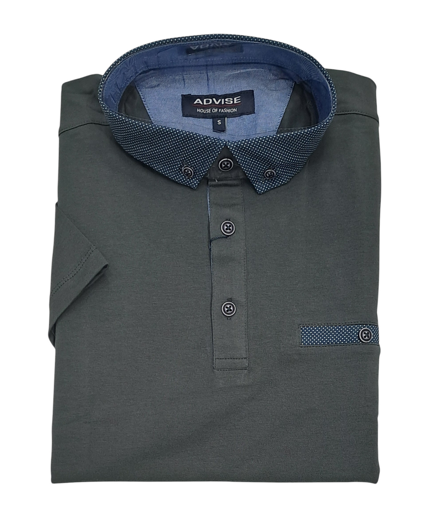 Advise Short Sleeve Polo Shirt 288 - Slate