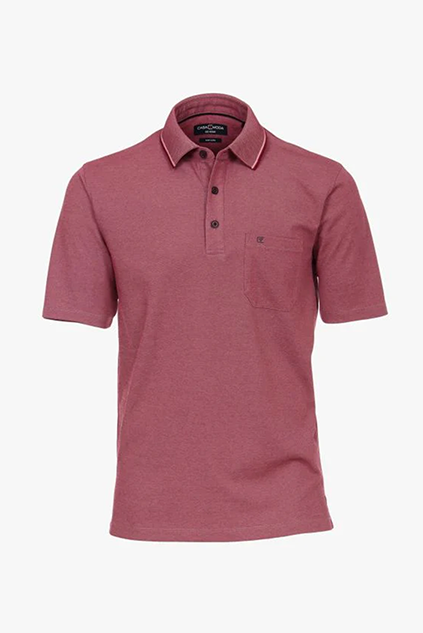 Casa Moda Short Sleeve Polo Shirt 969 - Berry