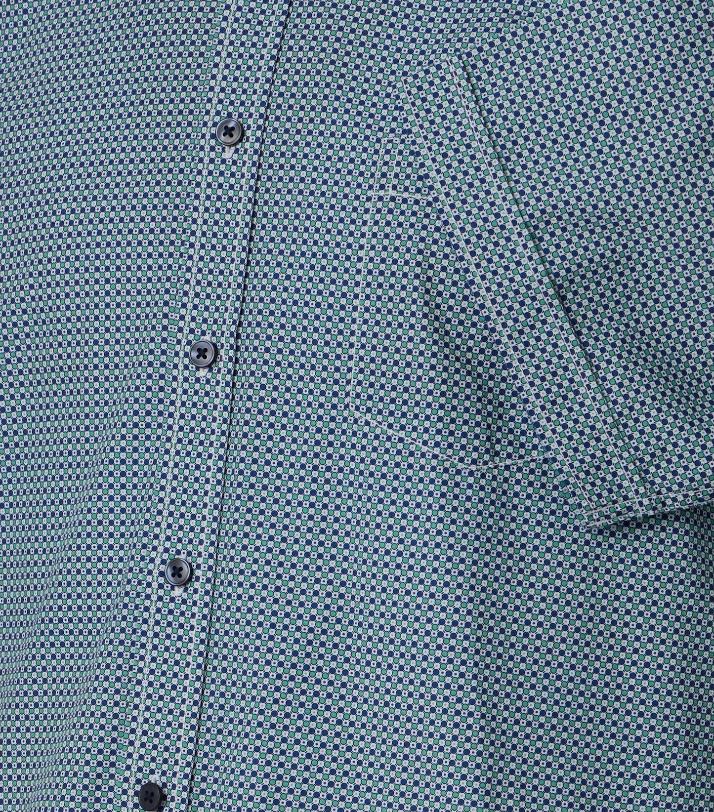 Casa Moda Short Sleeve Casual Shirt 300 - Green