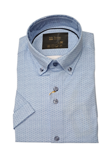 6th Sense Performance Short Sleeve Casual Shirt - 31 Sky Blue