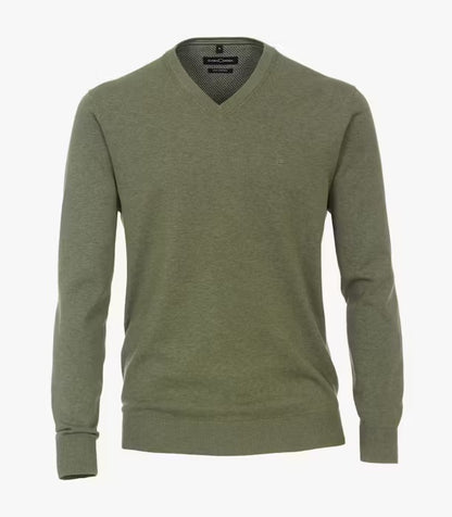 Casa Moda V-Neck Sweater 325 - Green