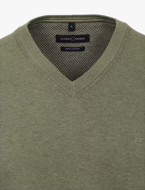 Casa Moda V-Neck Sweater 325 - Green