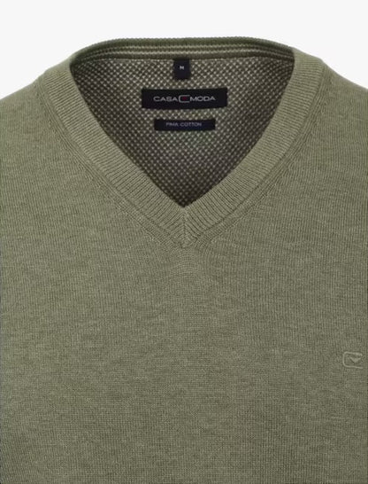 Casa Moda V-Neck Sweater 325 - Green