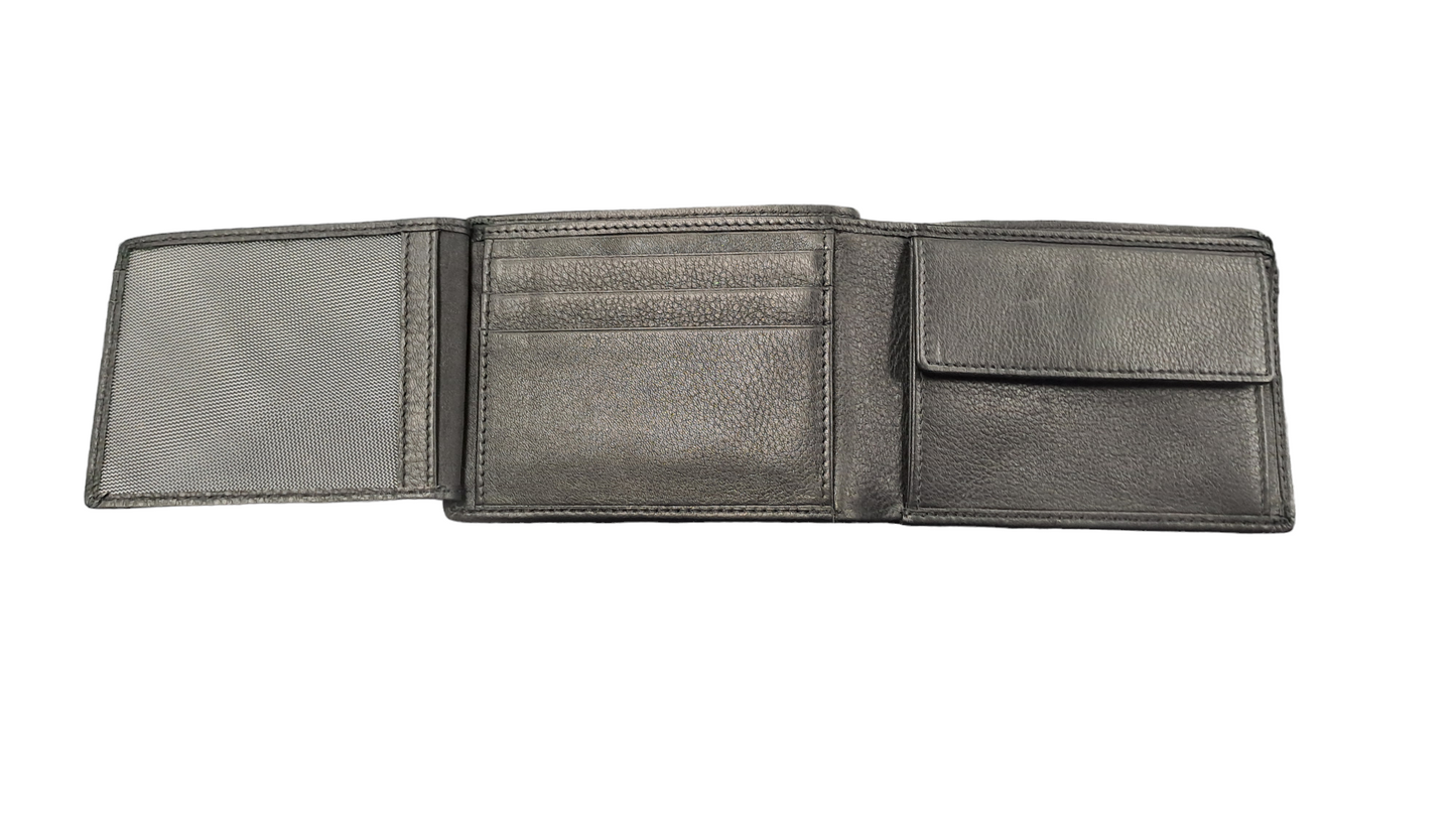 Miguel Bellido Leather Wallet 3304 - Black