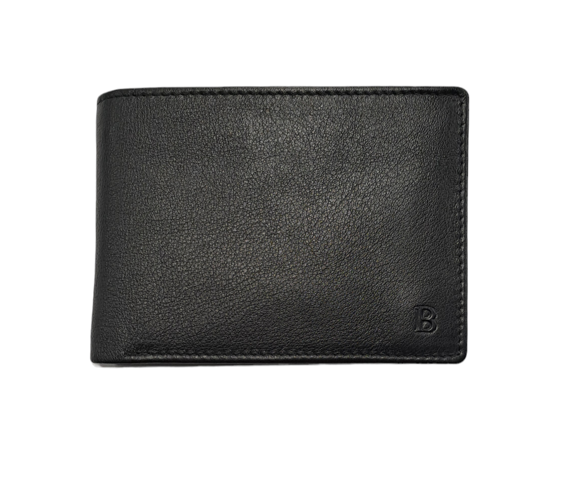 Miguel Bellido Leather Wallet 3304 - Black