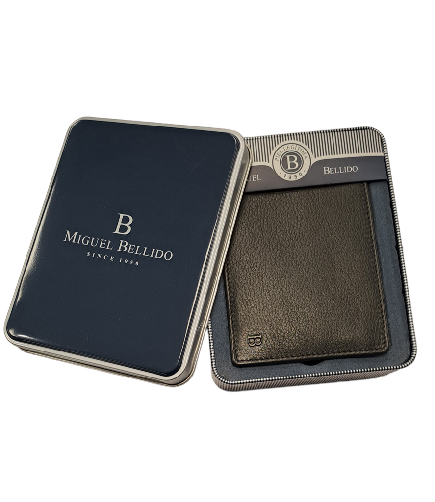 Miguel Bellido Leather Wallet 3304 - Black