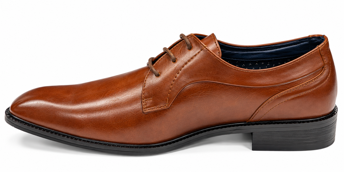 Pope Mens Twizel Formal Dress Shoe - Cognac