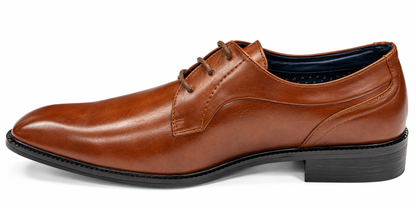Pope Mens Twizel Formal Dress Shoe - Cognac