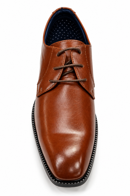 Pope Mens Twizel Formal Dress Shoe - Cognac
