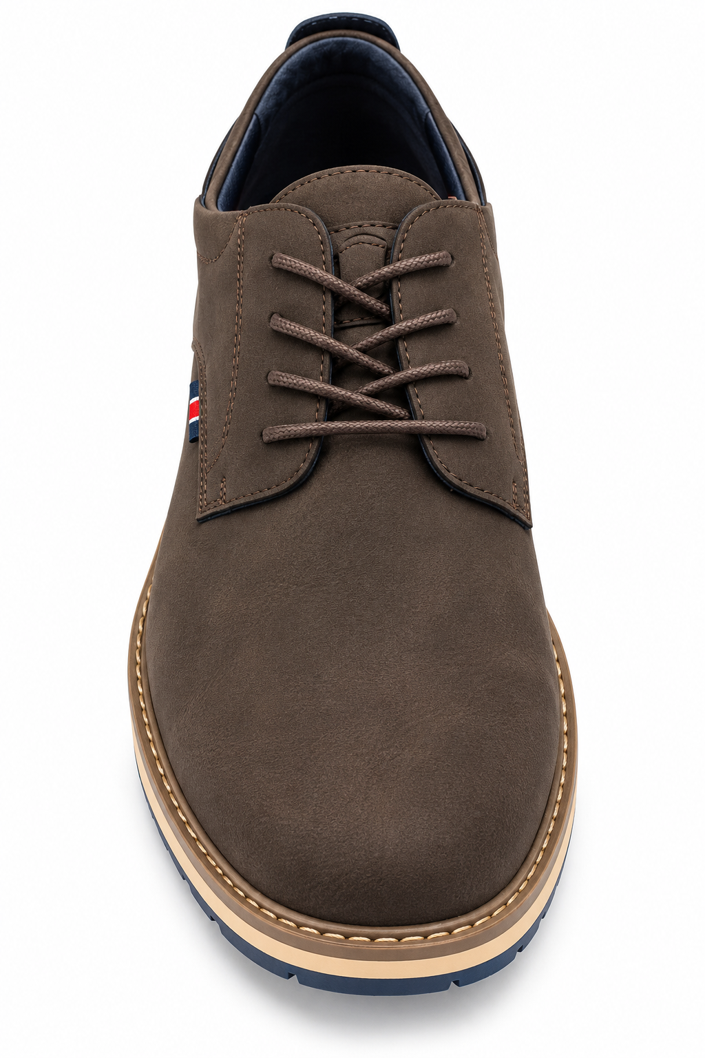 Pope Mens Greymouth Smart Casual Shoe - Walnut