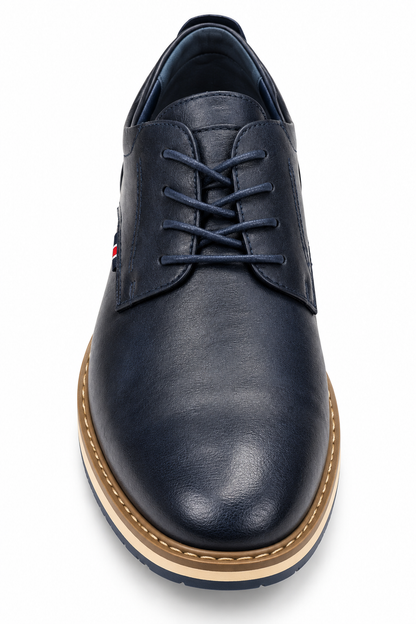 Pope Mens Greymouth Smart Casual Shoe - French Blue