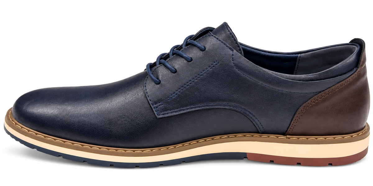 Pope Mens Greymouth Smart Casual Shoe - French Blue