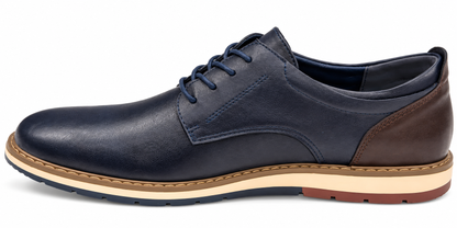 Pope Mens Greymouth Smart Casual Shoe - French Blue