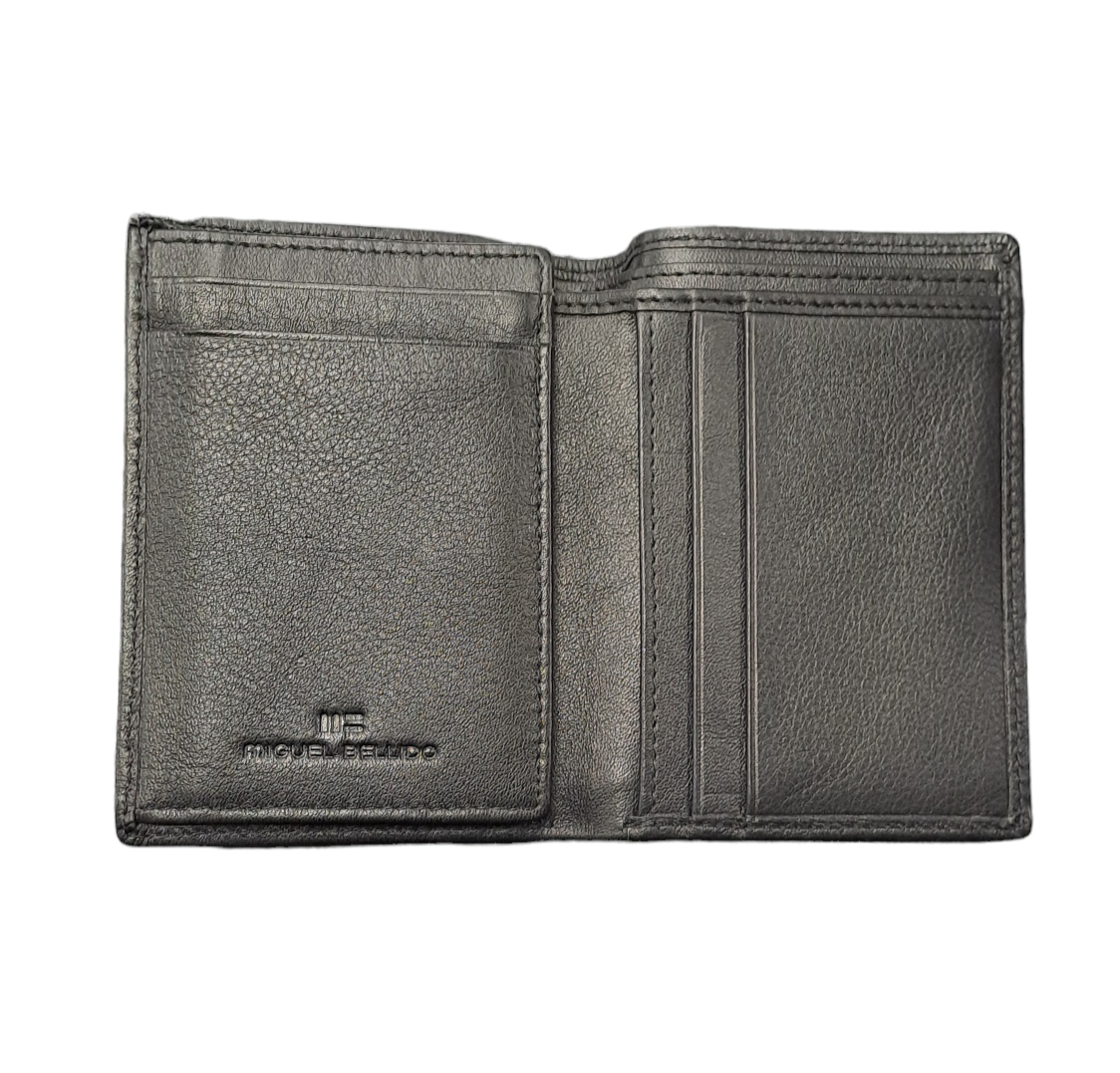 Miguel Bellido Leather Wallet 3382 - Black