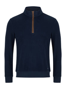 Daniel Grahame Casual Half Zip Sweater 29 - Blue