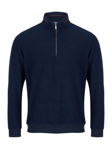 Daniel Grahame Half Zip Casual Sweater 78 - Navy