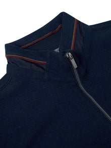 Daniel Grahame Half Zip Casual Sweater 78 - Navy