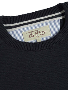 Daniel Grahame Crew Neck Sweater 78 - Navy