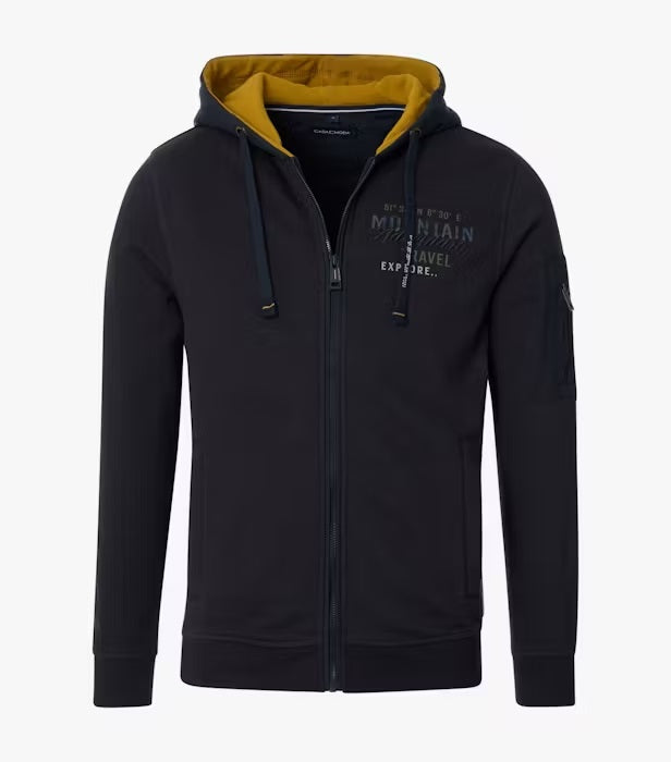 Casa Moda Full Zip Hoodie - Dark Blue