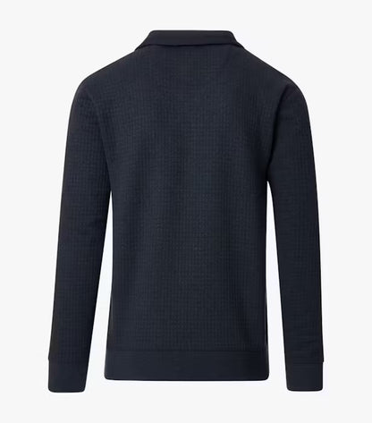 Casa Moda Full Zip Jacket - Navy/Orange