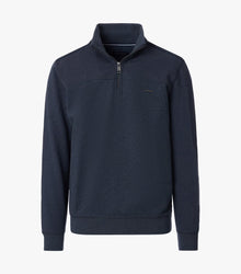 Casa Moda Half Zip Sweatshirt - Navy