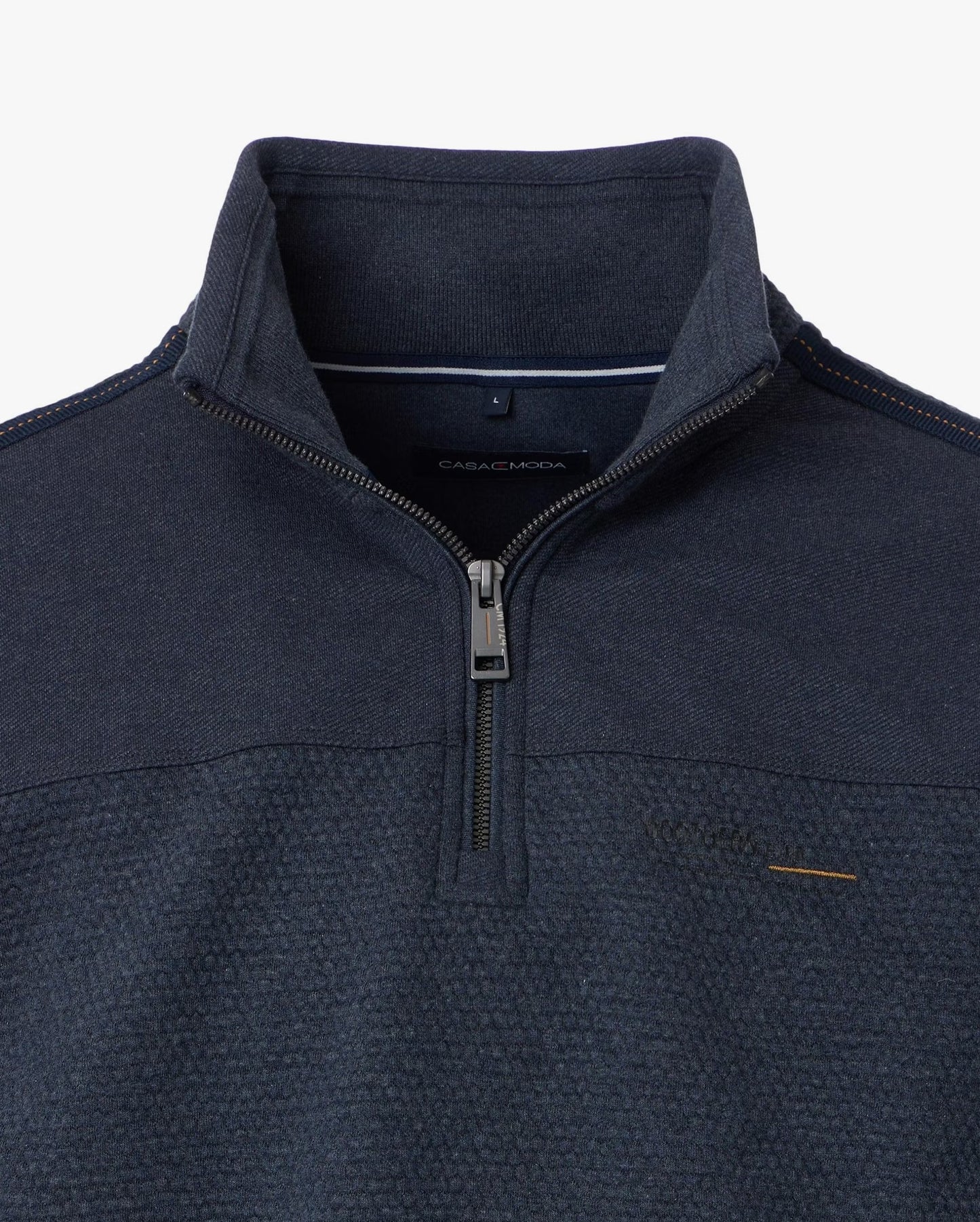 Casa Moda Half Zip Sweatshirt - Navy